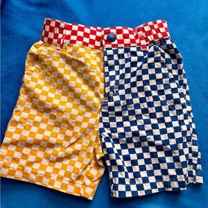 Baby Stella McCartney Checkerboard Colorblock Shorts - 12M